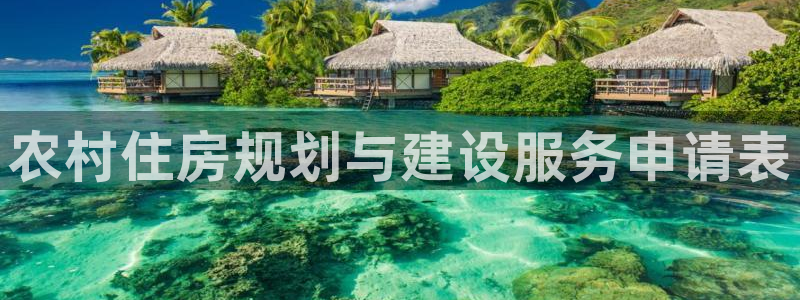 狗子28官网：农村住房规划与建设服务申请表