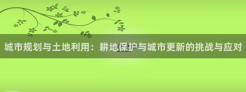 狗子28游戏上分地址：城市规划与土地利用：耕地保护与城市更新的挑战与应对