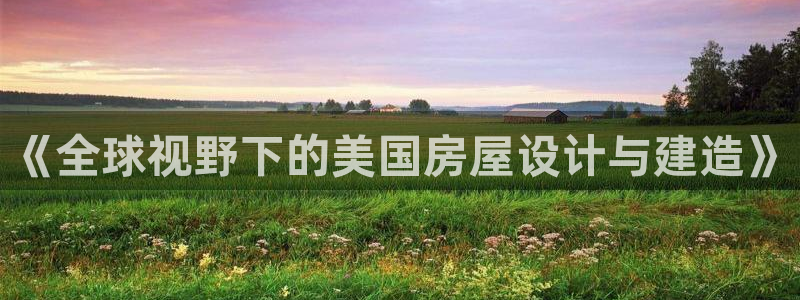 狗子28提现多久到账：《全球视野下的美国房屋设计与建造》